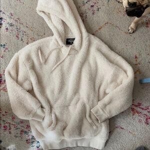 UGG Cream Fuzzy Hoodie